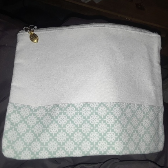 Love + Lemon Canvas Pouch NWOT - Picture 1 of 2